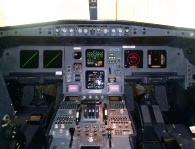  controls an airplane 